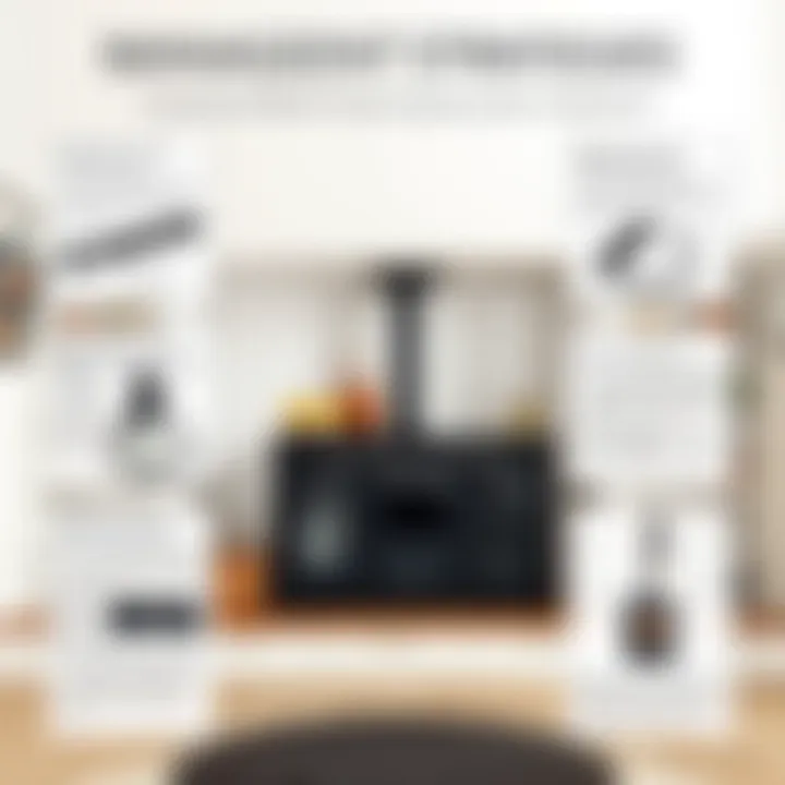 Diagrams illustrating black drop management strategies