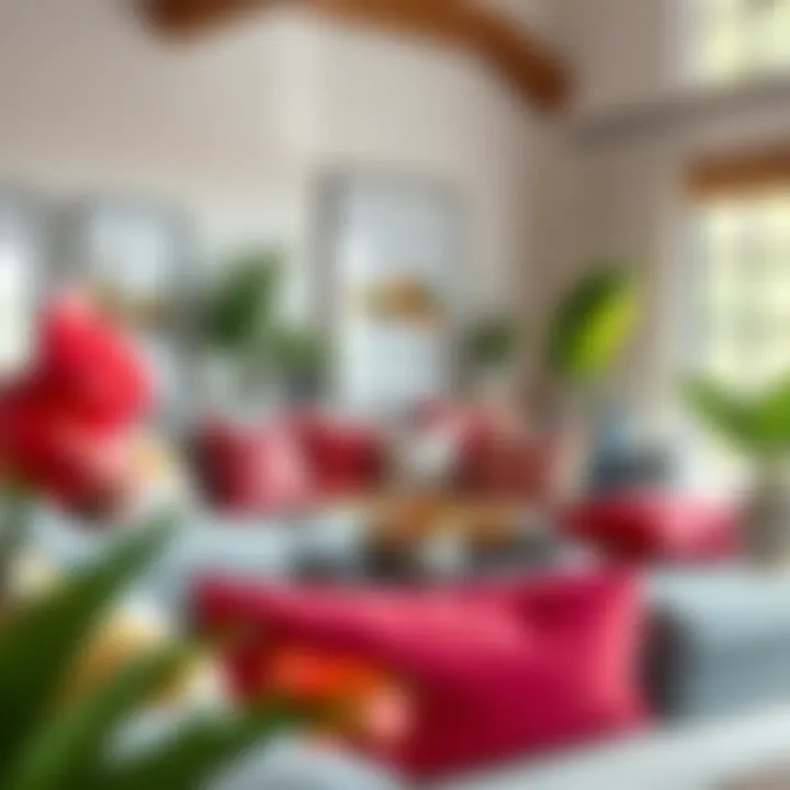 Eclectic Pillow Designs Adding Style to Living Rooms A stylish living room featuring eclectic pillow designs