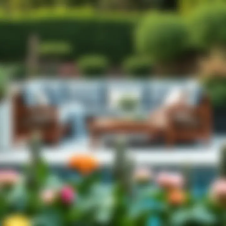 Contemporary Design with Durability in Mind Contemporary outdoor sofa set crafted from durable materials