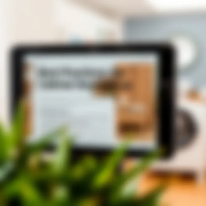 Best Practices for Cabinet Maintenance Maintenance tips displayed on a digital screen