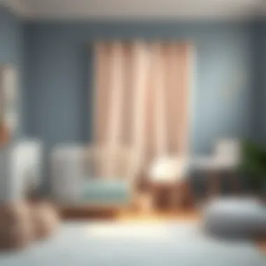 Cozy nursery corner featuring Ruggable products