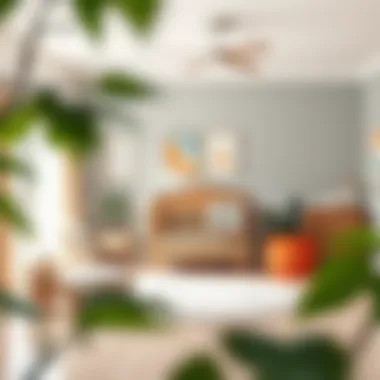 Illustration of design inspirations for a Ruggable nursery