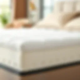 Luxurious two-inch mattress topper showcasing plush surface