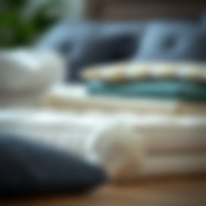 Material Diversity: Exploring Components of Mattress Toppers A collection of materials used in two-inch mattress toppers