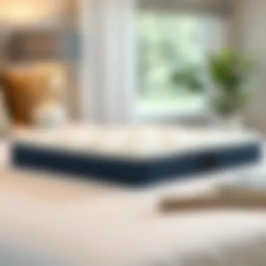 Elevated Sleep: The Integration of a Two-Inch Mattress Topper Side view of a two-inch mattress topper on a bed