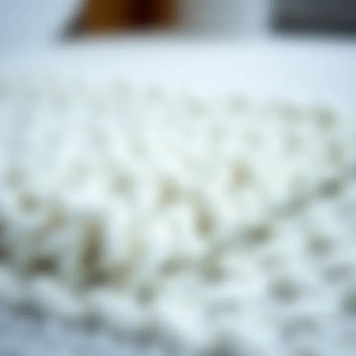 Eco-Friendly Bath Mat Materials Close-up of eco-friendly materials used in bath mats