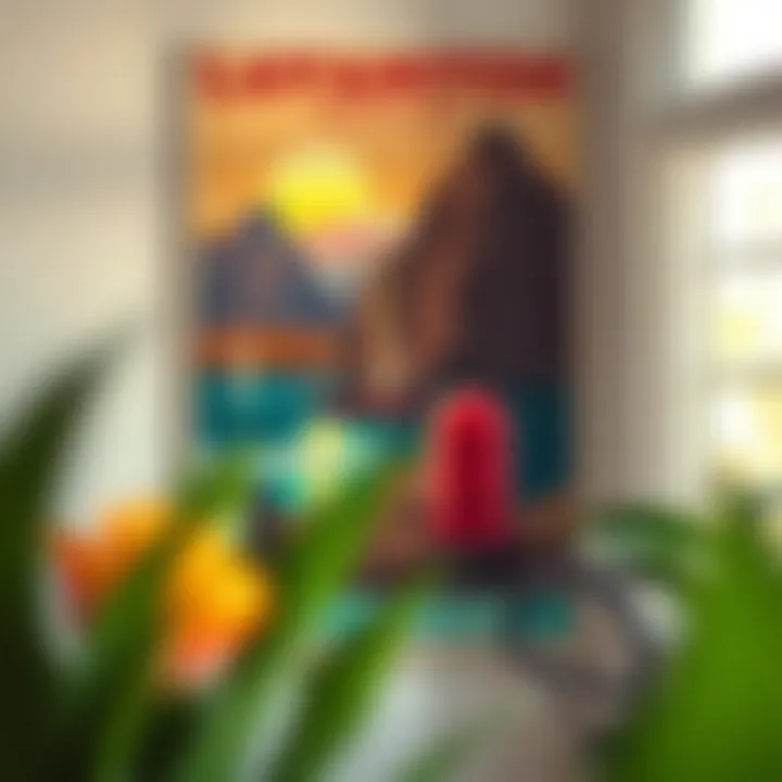 Vintage Travel Poster A vintage travel poster showcasing iconic destinations