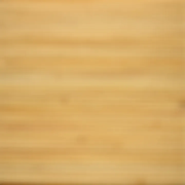 Textural Detail of Bamboo Mats Close-up of a large bamboo mat showcasing its texture and natural finish