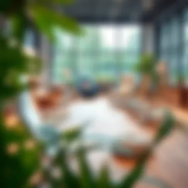 A selection of eco-friendly rocking chairs displayed in a modern showroom