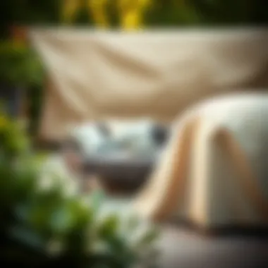 Variety of materials used in patio furniture covers