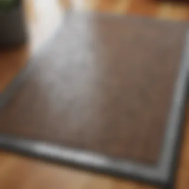 Durable indoor welcome mat showcasing various materials