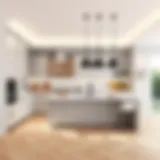 Innovative Kitchen Design Using 3D Tools Modern kitchen design layout with 3D visualization