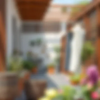 Various materials used in outdoor drying racks emphasizing durability and sustainability