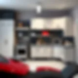 Stylish garage cabinet design showcasing modern aesthetics