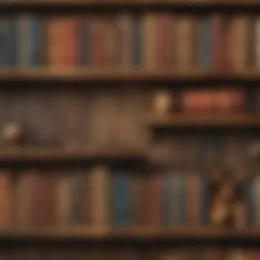 A rustic wooden bookshelf filled with numerous books, highlighting the charm of natural materials