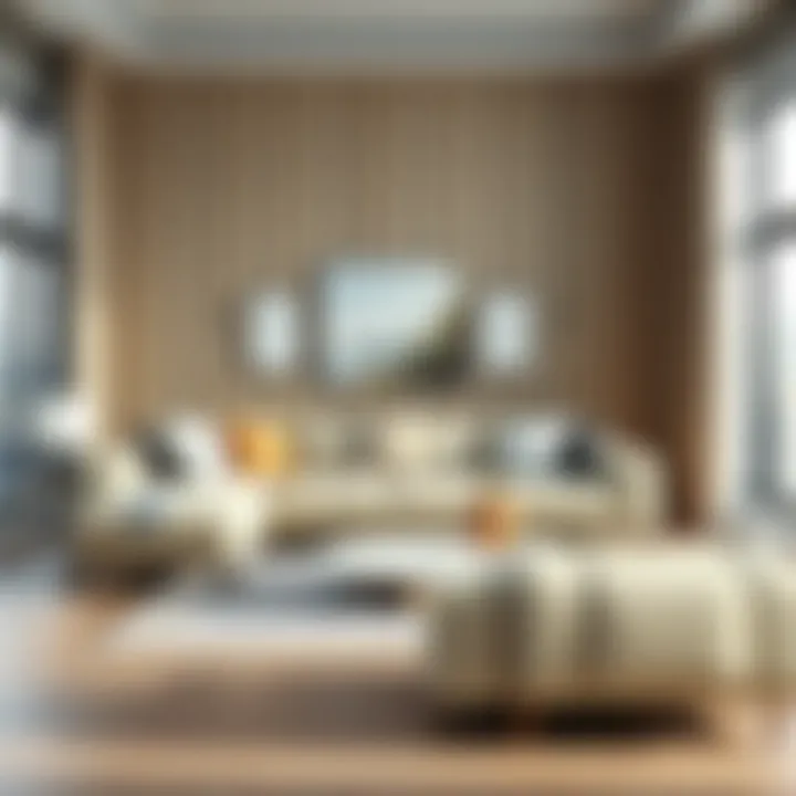 Stylish Sofa in a Cozy Living Room Cozy living space featuring stylish sofas