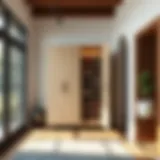 Modern Trones shoe cabinet in a stylish entryway