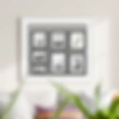 Stylish 5x7 frame complementing modern home decor