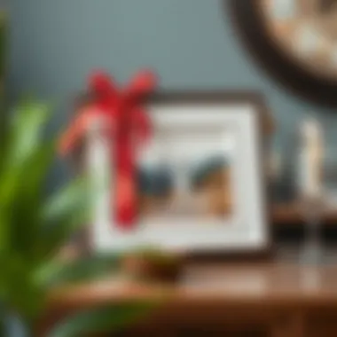 Unique gift presentation with a personalized 5x7 frame