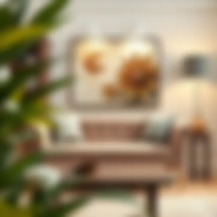 Aesthetic Enhancements for Sofa Benches Decorative elements enhancing a hallway sofa bench