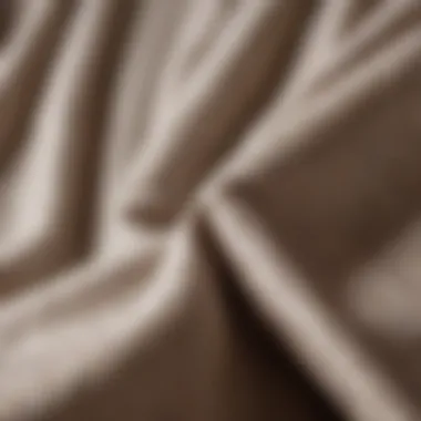 Close-up of high-quality fabric used in blanket slipcovers