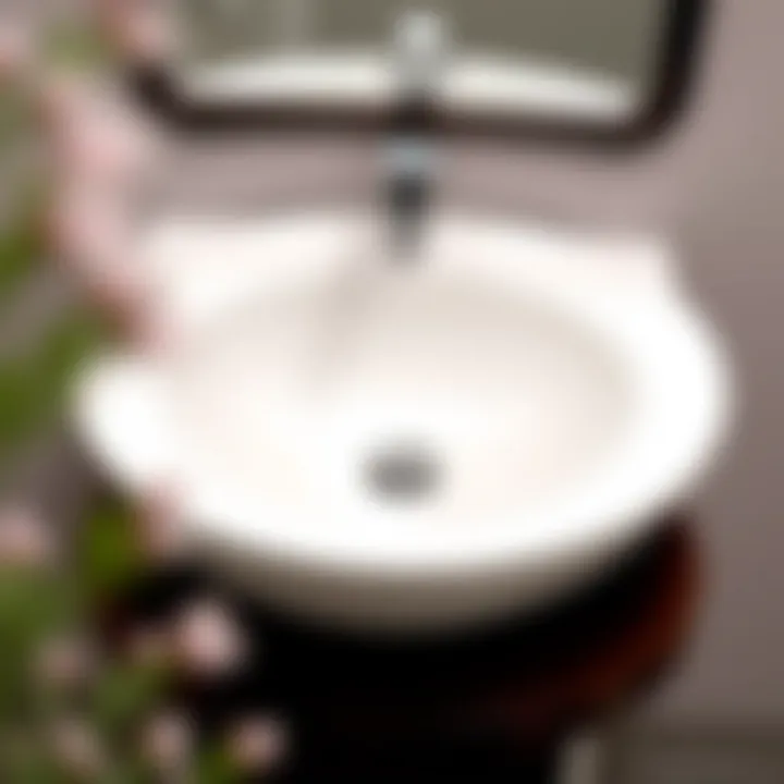 Caring for Elegance: Maintenance of Vessel Vanity Sets Maintenance tips for vessel bathroom vanity sets displayed visually