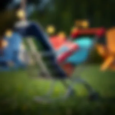 Affordable Online Lawn Chair Options An online shopping cart filled with affordable lawn chairs