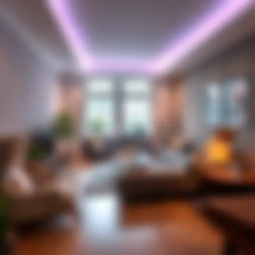 Contemporary Comfort in a Small Space Stylish apartment living room with contemporary furniture