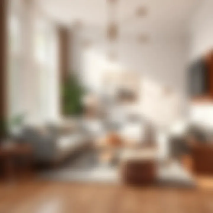 Cozy and inviting small living room atmosphere