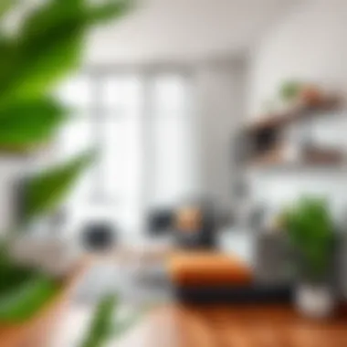 Multi-functional furniture pieces in a compact space