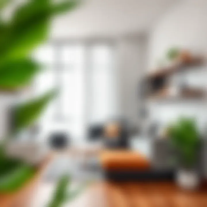 Multi-functional furniture pieces in a compact space