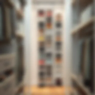 Efficient Vertical Shoe Organization Efficient use of vertical space for shoe organization