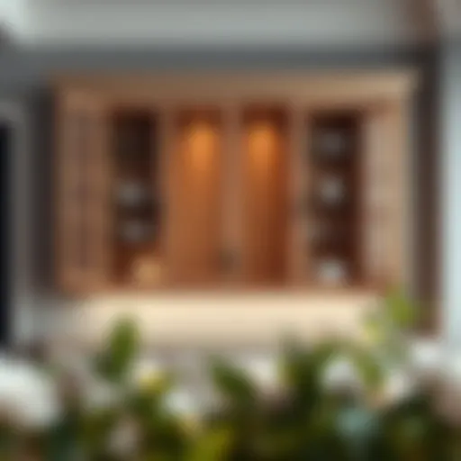 Minimalist Design in Mounted Cabinets Elegant mounted cabinet showcasing minimalist design