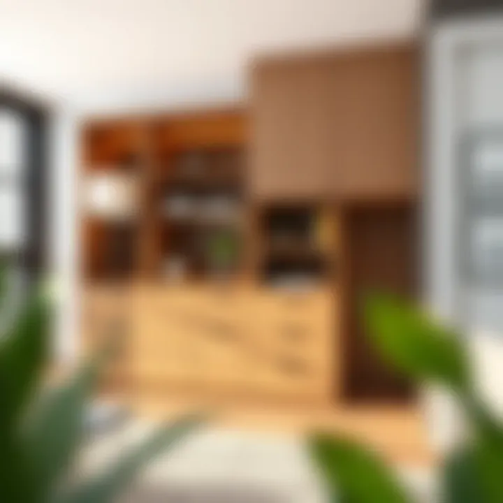 Stylish single file cabinet in a modern interior setting