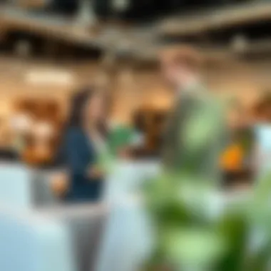 Exceptional Customer Experience Customer enjoying personalized service at Nex Furniture