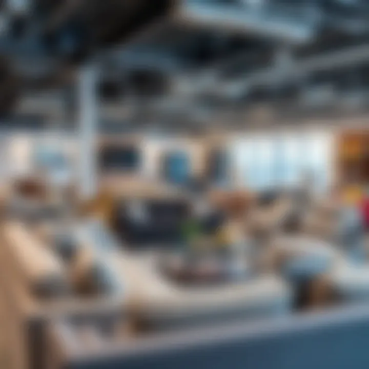 Diverse Furniture Styles on Display Showroom showcasing diverse furniture styles at Nex Furniture