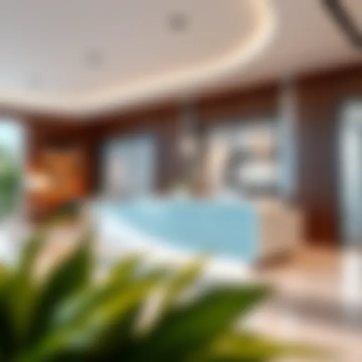 Modern aesthetic appeal of office furniture at a reception desk