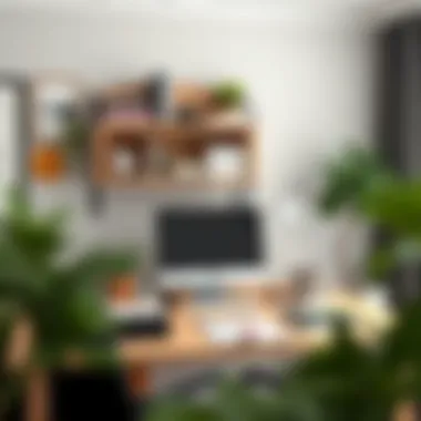 Clutter-free desk setup enhancing productivity