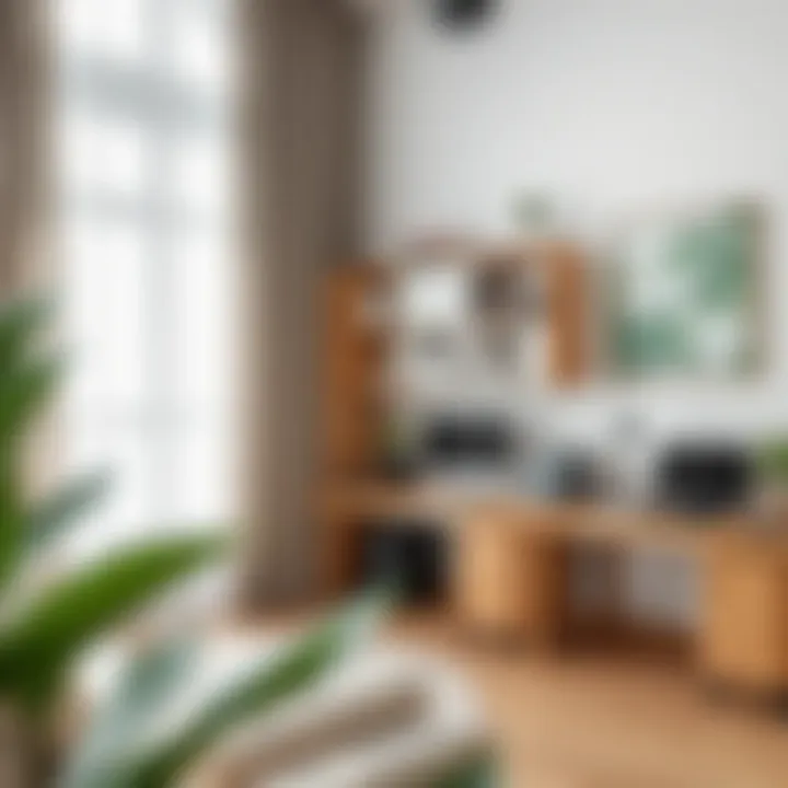 Innovative storage solutions in a modern workspace