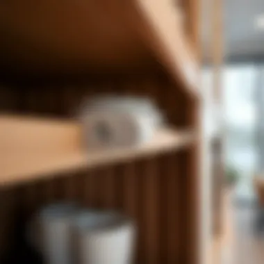 Innovative Mechanism for Smooth Functionality Close-up view of a sliding shelf mechanism