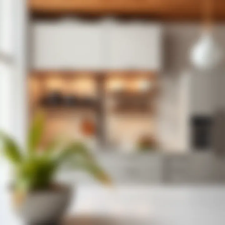 Enhancing Kitchen Aesthetics with Style Stylish sliding shelves enhancing kitchen aesthetics