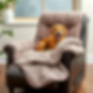 Variety of materials used in recliner pet protector covers, showcasing durability and comfort