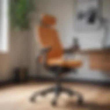 Sustainable long seat office chair with eco-friendly materials