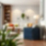 Aesthetic Appeal of Cube Baskets in Contemporary Decor Stylish cube basket in a modern living room setting