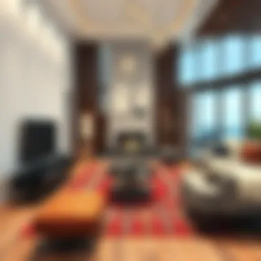 Trendy living room design inspired by technology