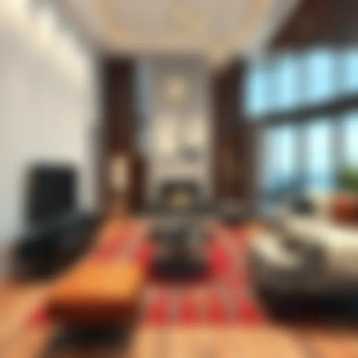 Trendy living room design inspired by technology