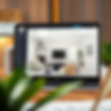 User-friendly interface of an online remodel planner