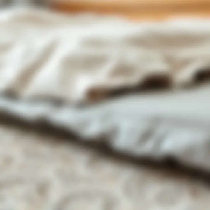 Materials and Construction of Under Bed Bags Close-up of materials used in under bed bags