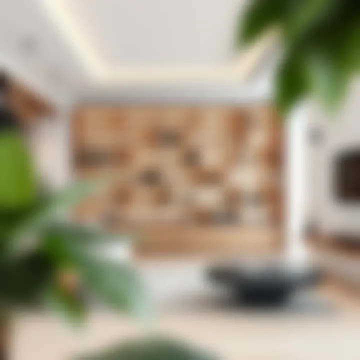 Decorative Partition in Modern Design Modern living space showcasing a bookcase as a decorative partition