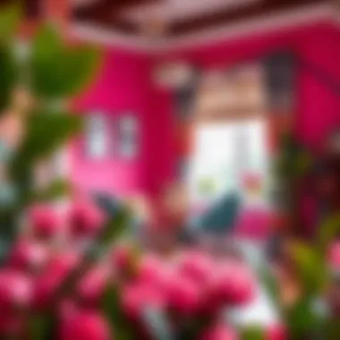 A cozy reading nook featuring youth chairs in a vibrant setting